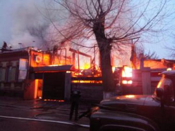 Новина В Кировограде горело кафе Ранкове місто. Кропивницький