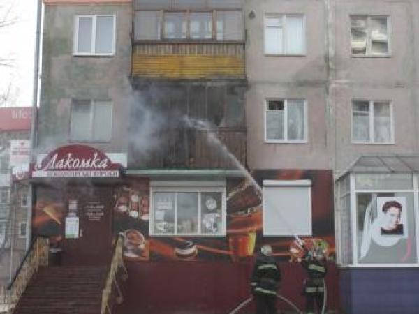 Новина В Кировограде горела многоэтажка Ранкове місто. Кропивницький