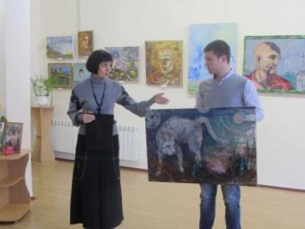 Новина В художньому музеї відкрилась виставка Павла Олексієнка Ранкове місто. Кропивницький