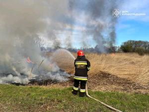 Новина На Кіровоградщині рятувальники загасили 10 пожеж в екосистемі Ранкове місто. Кропивницький