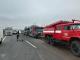 Кіровоградщина: через зіткнення авто п’ять вантажівок опинились на узбіччі (ФОТО)