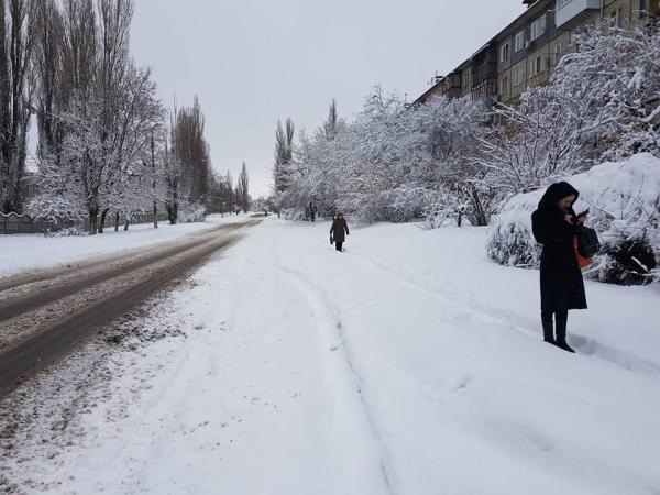 Новина Кропивницький накрило снігом (ФОТО) Ранкове місто. Кропивницький