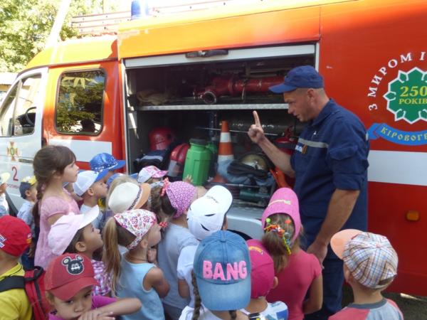 Новина Кропивницькі дошкільнята навчалися пожежній безпеці Ранкове місто. Кропивницький