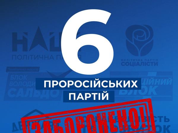 Новина В Україні заборонено діяльність вже шести проросійських партій Ранкове місто. Кропивницький