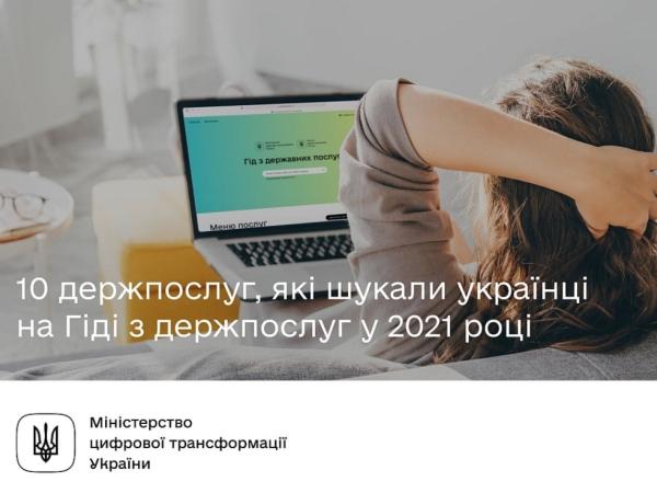 Новина Топ-10: що шукали українці на Гіді з держпослуг у 2021 році Ранкове місто. Кропивницький