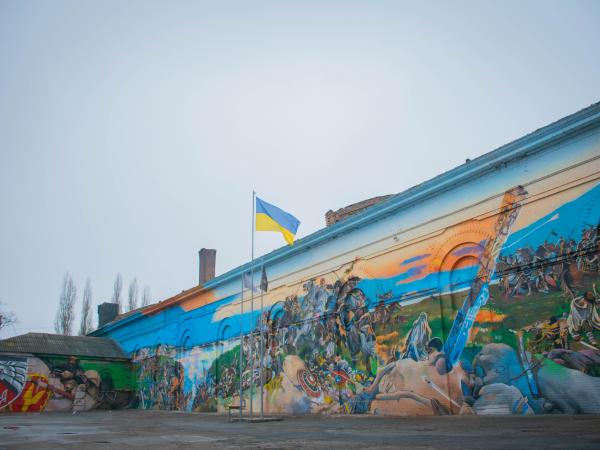 Новина Мурал в 3-му полку презентували напередодні Дня Збройних Сил України Ранкове місто. Кропивницький