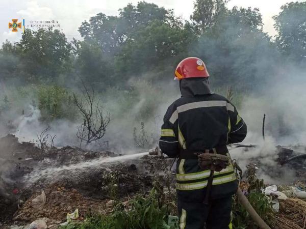 Новина В області сталося дві пожежі сміття Ранкове місто. Кропивницький