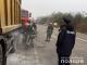 Кіровоградщина: На трасі зайнялася вантажівка з вугіллям (ФОТО)