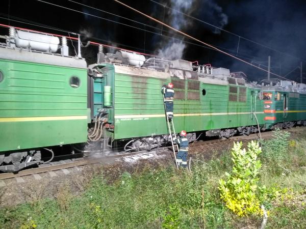 Новина Кіровоградщина: На залізничній колії загорівся електровоз Ранкове місто. Кропивницький