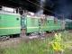 Кіровоградщина: На залізничній колії загорівся електровоз
