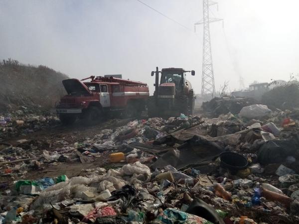 Новина Кіровоградщина: У Знам’янці палає сміттєзвалище Ранкове місто. Кропивницький