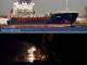 В Мариупольском порту российские оккупанты обстреляли торговый сухогруз Azburg