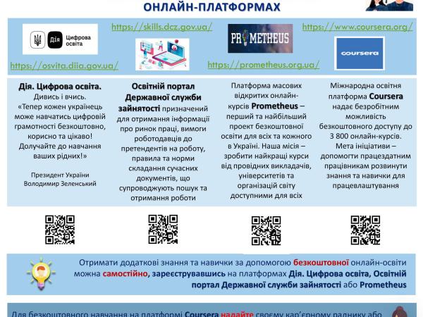 Новина Безробітні Кіровоградщини можуть безкоштовно пройти онлайн-курси Ранкове місто. Кропивницький