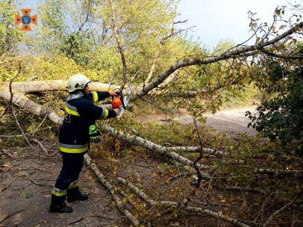 Новина Кіровоградські рятувальники ліквідовували наслідки погіршення погодних умов Ранкове місто. Кропивницький