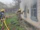 Кіровоградщина: вогнеборці загасили хату, що зайнялася в Долинській