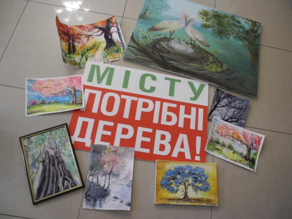 Новина Кропивницькі художники підтримали акцію «Місту потрібні дерева» Ранкове місто. Кропивницький