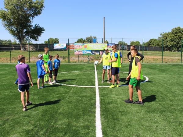 Новина Кіровоградщина: В Маловисківській об’єднаній громаді відкрили футбольний майданчик Ранкове місто. Кропивницький