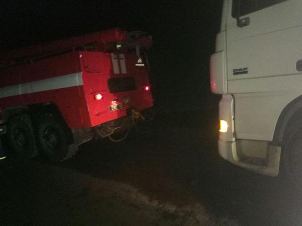 Новина Кіровоградщина: На трасі застрягла вантажівка Ранкове місто. Кропивницький