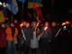 Кропивницький: Місцеві націоналісти провели смолоскипний марш на честь Степана Бандери