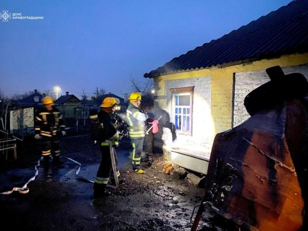 Новина Кіровоградщина: рятувальники двічі залучались на гасіння пожеж у житловому секторі Ранкове місто. Кропивницький