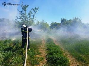 Новина На Кіровоградщині рятувальники загасили 9 пожеж в екосистемі Ранкове місто. Кропивницький